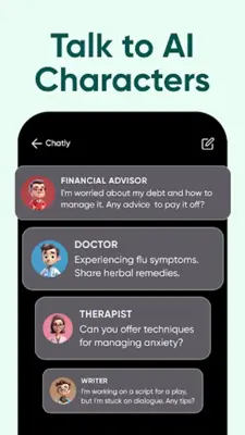 Chatly - AI ChatBot Assistant android App screenshot 1